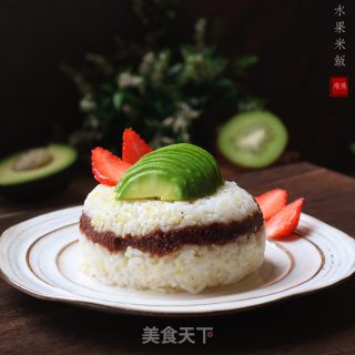 杂粮水果米饭的做法