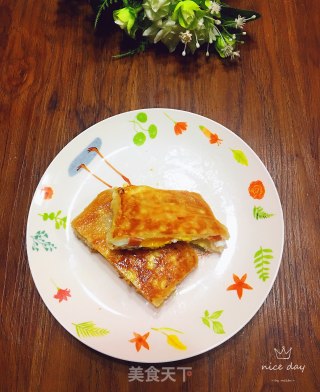 鸡蛋灌饼（简易版）的做法