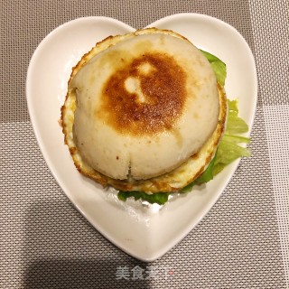 卤肉煎蛋夹馍——中式汉堡包的做法