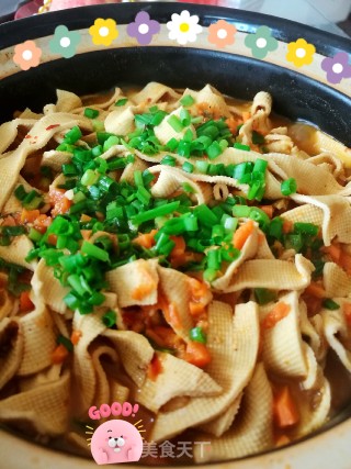 千张豆皮煲的做法