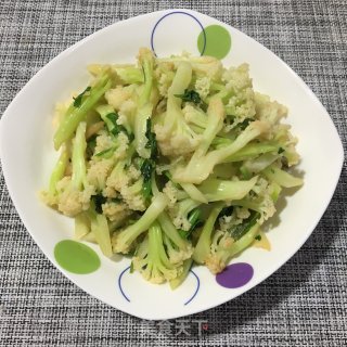 干煸菜花的做法