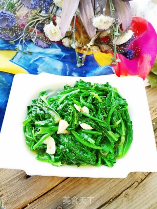 清炒茼蒿的做法