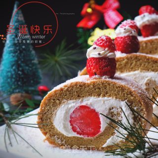 圣诞节～蛋糕卷