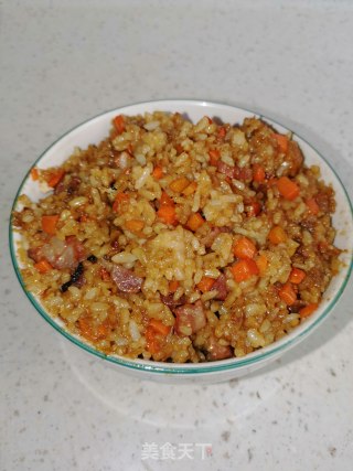 腊味炒饭的做法