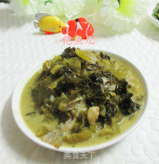酸菜黑鲳鱼的做法