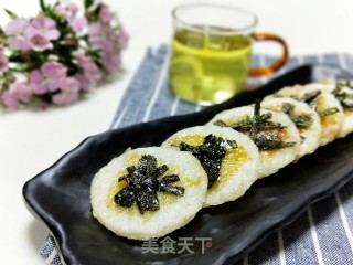 海苔烤米饼的做法