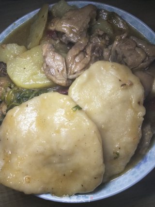 家常小鸡喝饼的做法