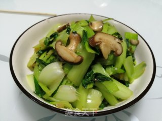 香菇黑白菜的做法
