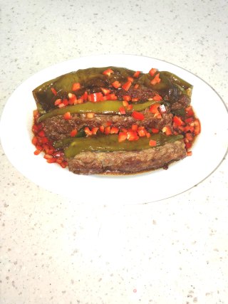 青椒酿肉的做法