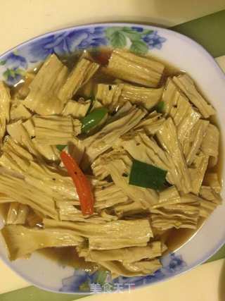 素炒腐竹的做法