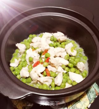 青豆鸡丁????的做法