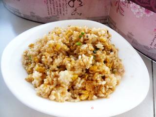 鸡蛋酱炒饭的做法
