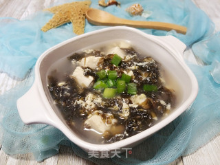 紫菜豆腐蛋花汤的做法