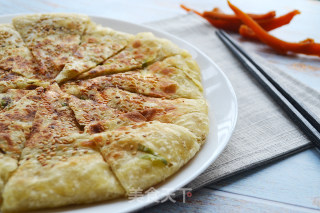 椒盐葱香发面饼的做法