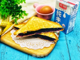 紫薯鸡蛋三明治的做法