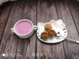 火龙果香蕉苹果奶昔