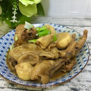 芋头炖柴鸡的做法