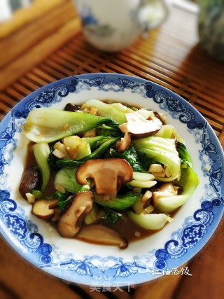 香菇油菜的做法