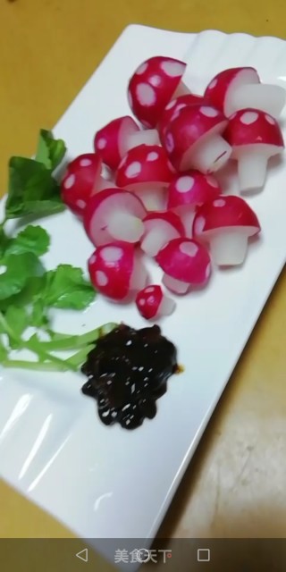 小满日食记之蘸酱小蘑菇