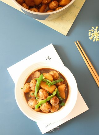 虎皮鹌鹑蛋烧土豆的做法
