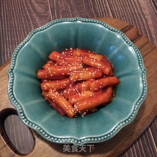 韩式辣酱煮年糕的做法