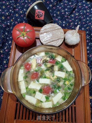 杂蔬豆腐汤的做法
