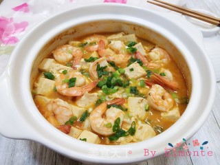 麻婆虾仁豆腐的做法