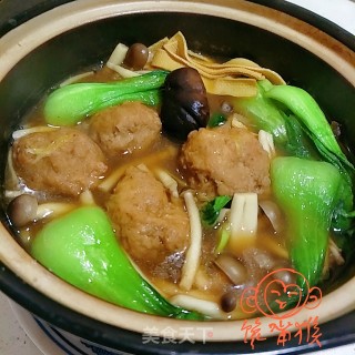 砂锅狮子头的做法