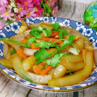 炒凉粉的做法