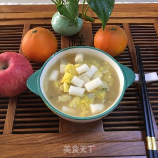 高汤大白菜烧年糕的做法