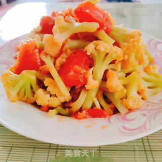 茄汁花菜的做法