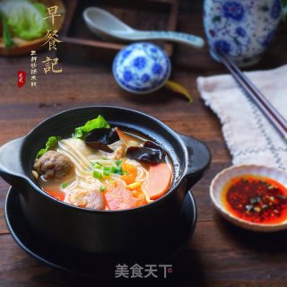 三鲜砂锅米线的做法