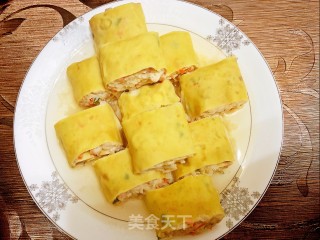 鱿鱼肉末千张卷的做法