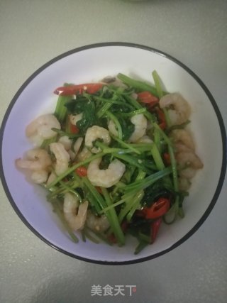 芹菜炒虾仁的做法