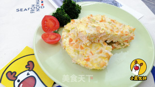 宝宝生鲜，三文鱼蒸饭，适合8个月➕宝宝食用【小鹿优鲜】的做法
