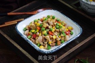 杏鲍菇炒鸡丁的做法