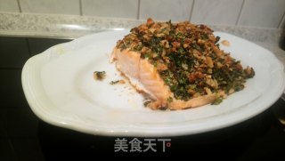 双草核桃烤鲑鱼的做法