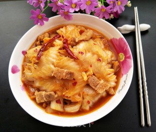 辣酱炒白菜的做法