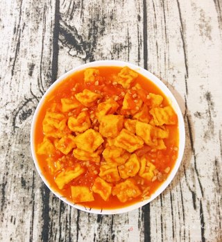 茄汁豆腐泡的做法