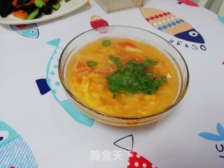 番茄金针菇蛋花汤的做法