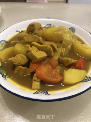 咖喱土豆鸡肉的做法