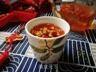枸杞桂花茶的做法