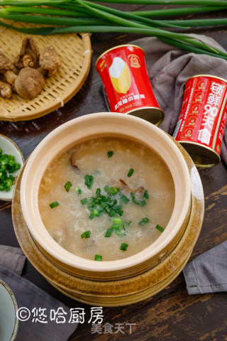 香菇鸡肉粥的做法