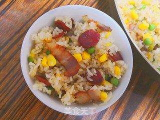 腊味炒饭的做法