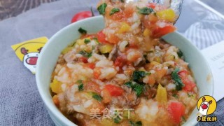 番茄牛肉烩饭，酸甜软糯有营养的进口宝贝生鲜「小鹿优鲜」的做法