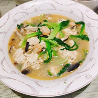 豆腐虾仁鲜汤的做法