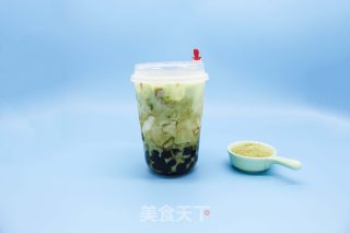 脏脏茶︱抹茶脏脏鲜牛乳的做法