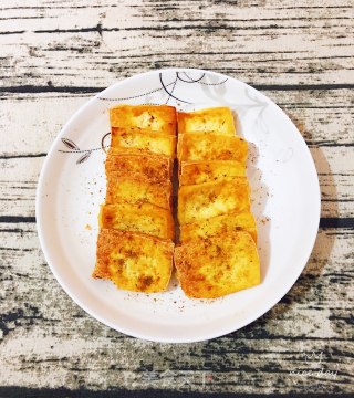 孜然香煎豆腐的做法