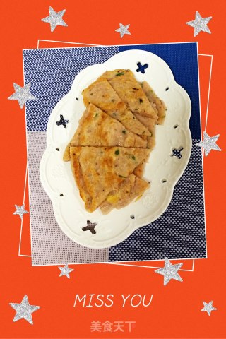 葱香鱿鱼饼的做法