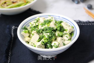 茴香拌豆腐的做法